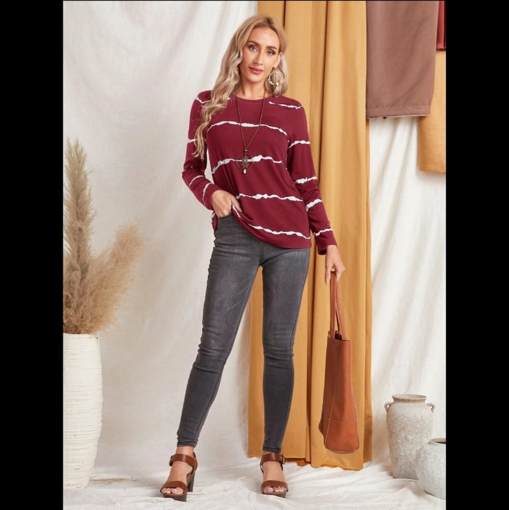 Wavy Stripe Long Sleeve